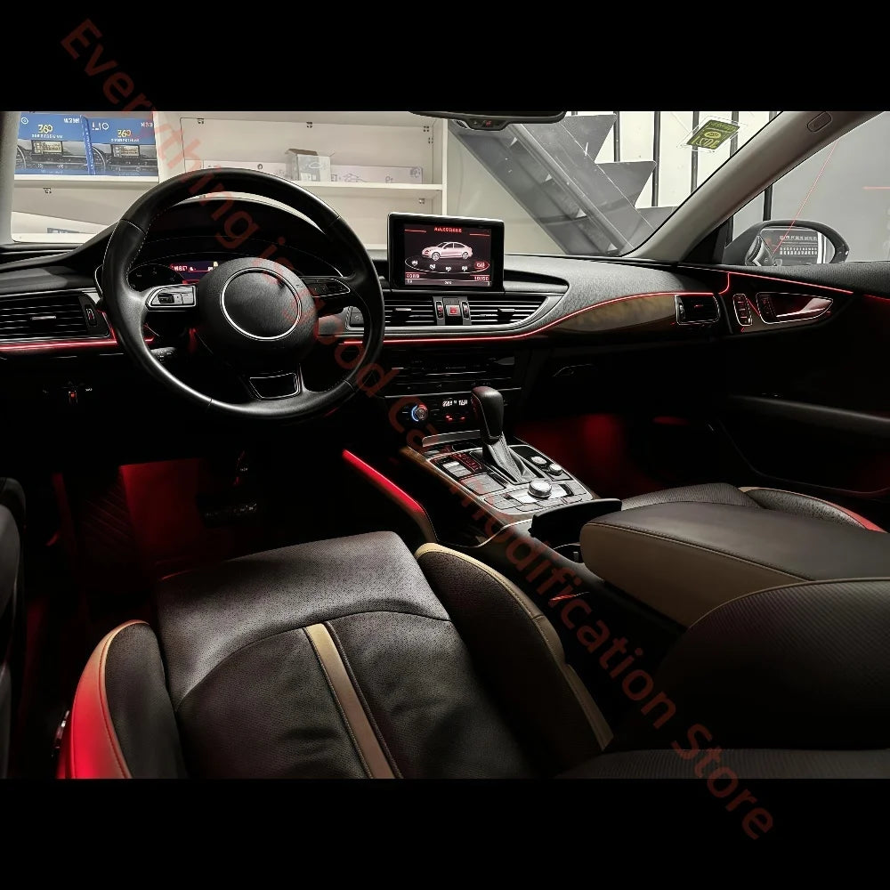 For Audi A6 A7 2012-2018 64 Colors Ambient Interior Lighting