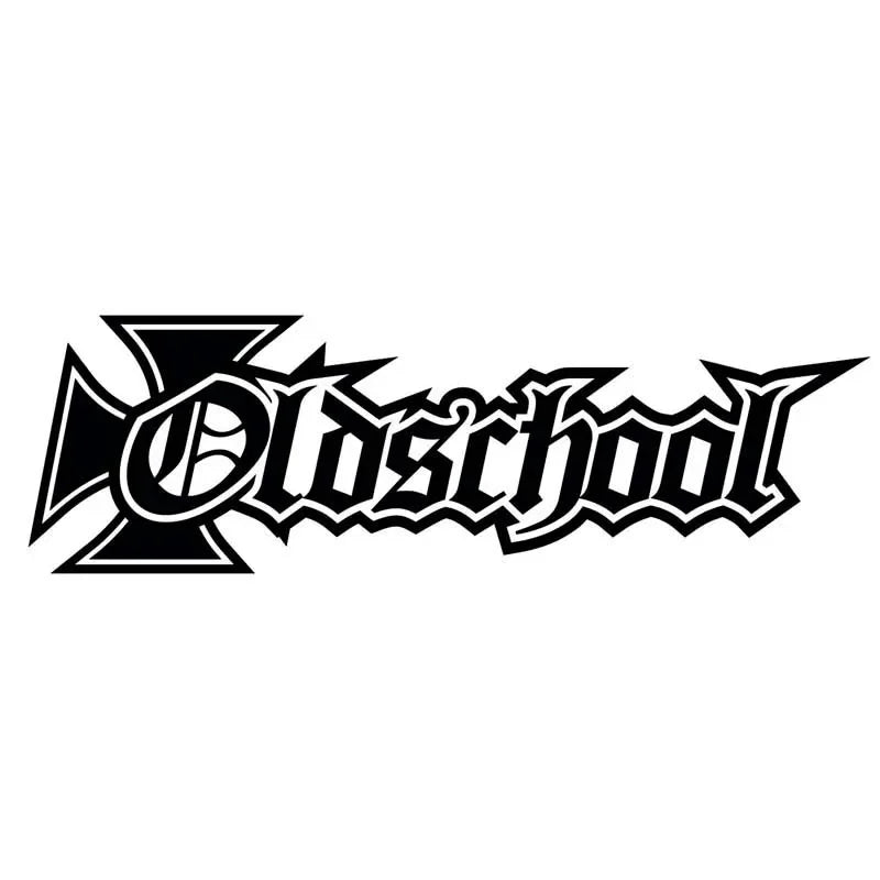Old School Alphabet Pattern Personality Decals Sticker Exterior