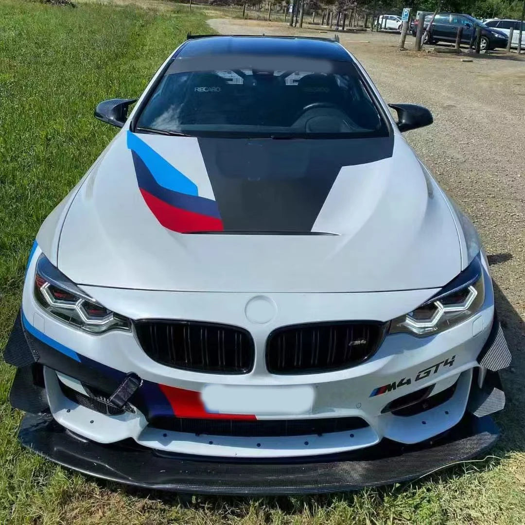 For BMW M3 F80 M3 F82 M4 GT4 Carbon Fiber Front Duckwing