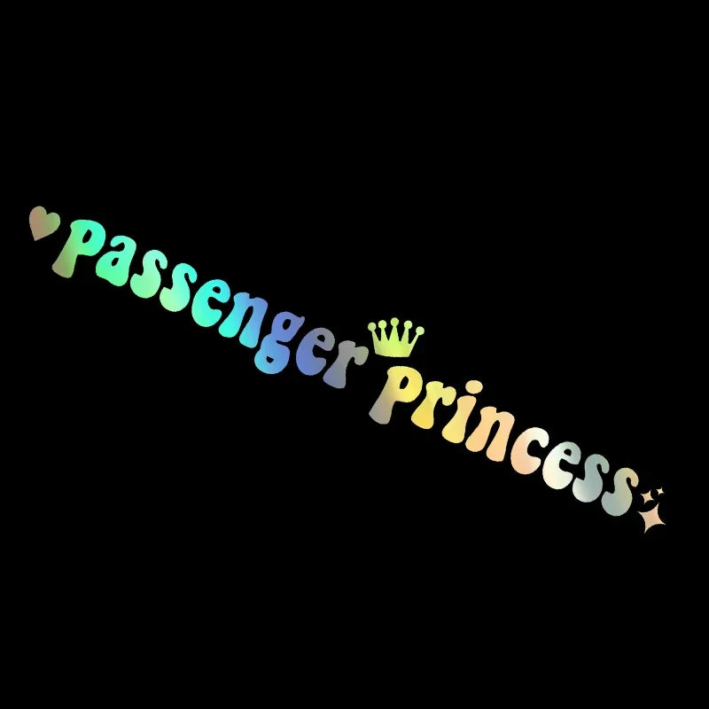 Sticker Passenger Princess Funny Creative Stickers Rearview