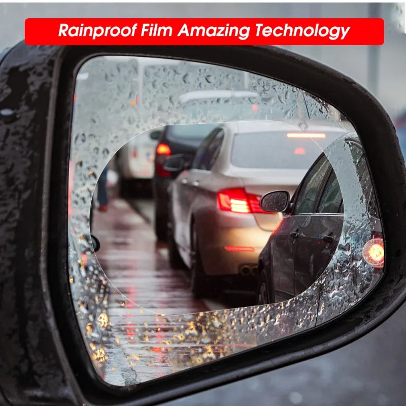 6PCS Rearview Mirror Anti Fog Film Waterproof Window Glass