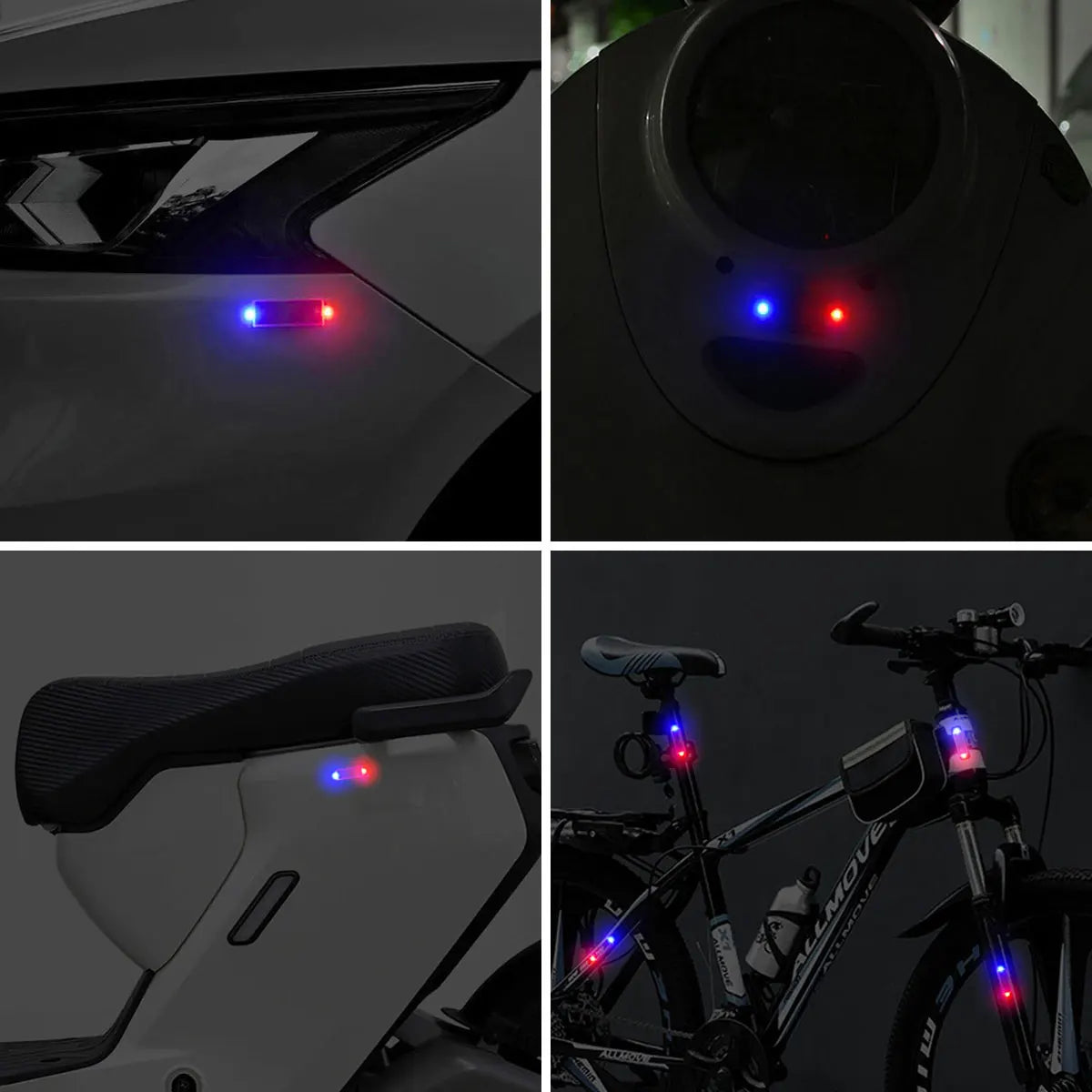 Solar Power anti-theft Alarm Strobe Warning Motorcycle Wireless