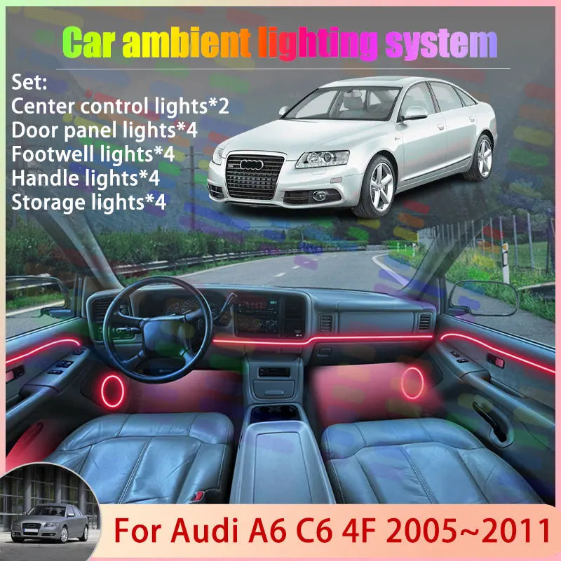 For Audi A6 C6 4F 2005~2011 2006 2007 2008 2009 In Atmosphere