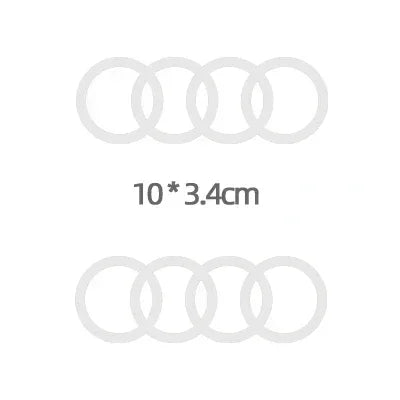 For Audi 2PCS Window Sticker Side Body RS5 RS6 RS4 RS3 RS7