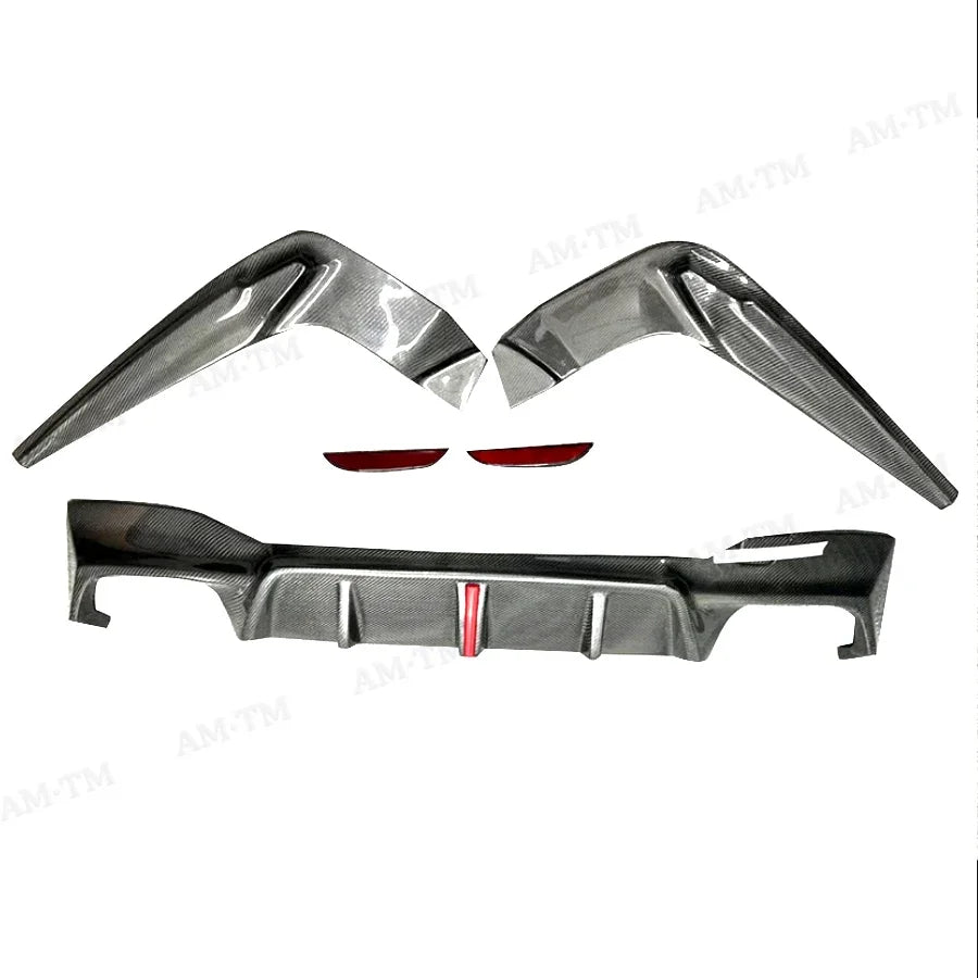 For BMW 5 Series M5 F90 G30 540I 530I Sports Carbon Fiber Rear