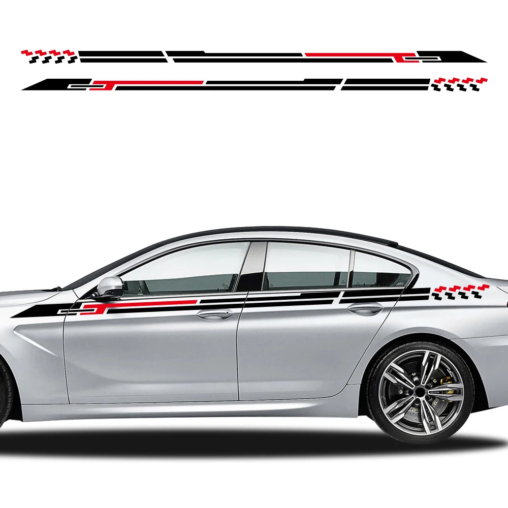 Sticker Door Side Stickers Kit Wrapping Vinyl Film Waterproof