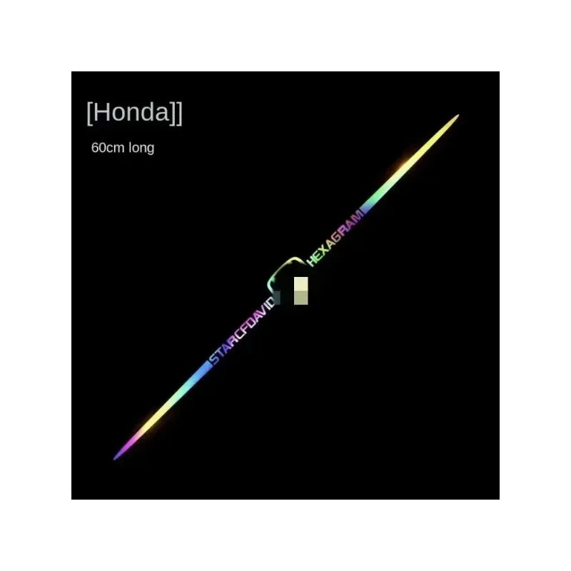 Laser Logos Pulling Flower Cars Exterior Body Glass Sticker
