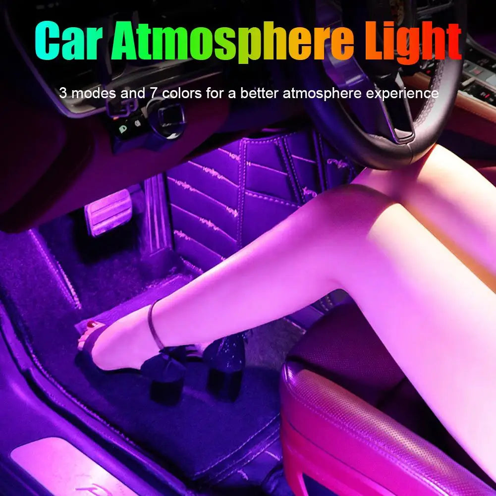 RGB Foot Ambient Night USB Neon Mood Interior Environment