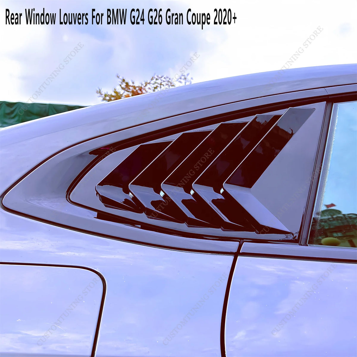 For BMW G24 G26 430I 430D Rear Window Louvers M440I M440D I4