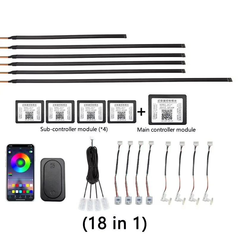 RGB Ambient Interior Symphony 256 Full Color Streamer Hidden