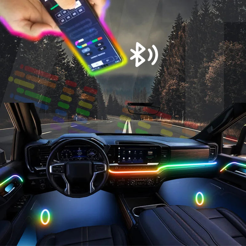For BMW 2 Series G42 2022-2026 Ambient Lamps Colorful Atmosphere