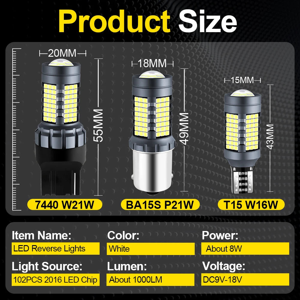 For Nissan Pulsar C13 LED Reverse 2014 2015 2016 2017 2018