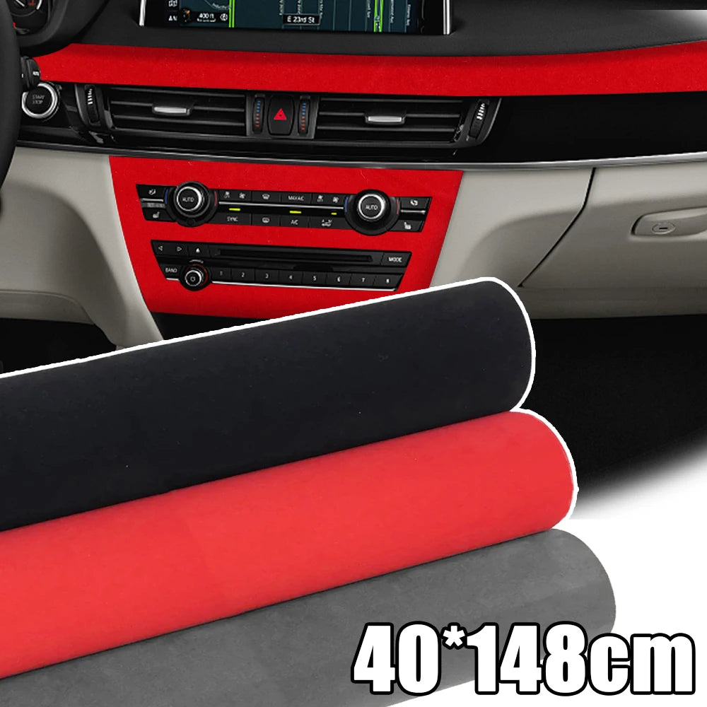 40x148cm Self Adhesive Interior Soft Velvet Fabric Velour Felt