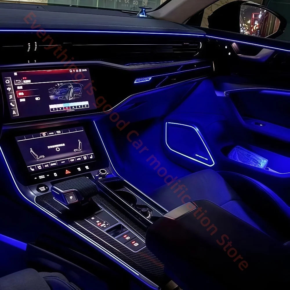 For Audi A8 A8L LED Ambient Interior Lighting Upgrade Atmosphere