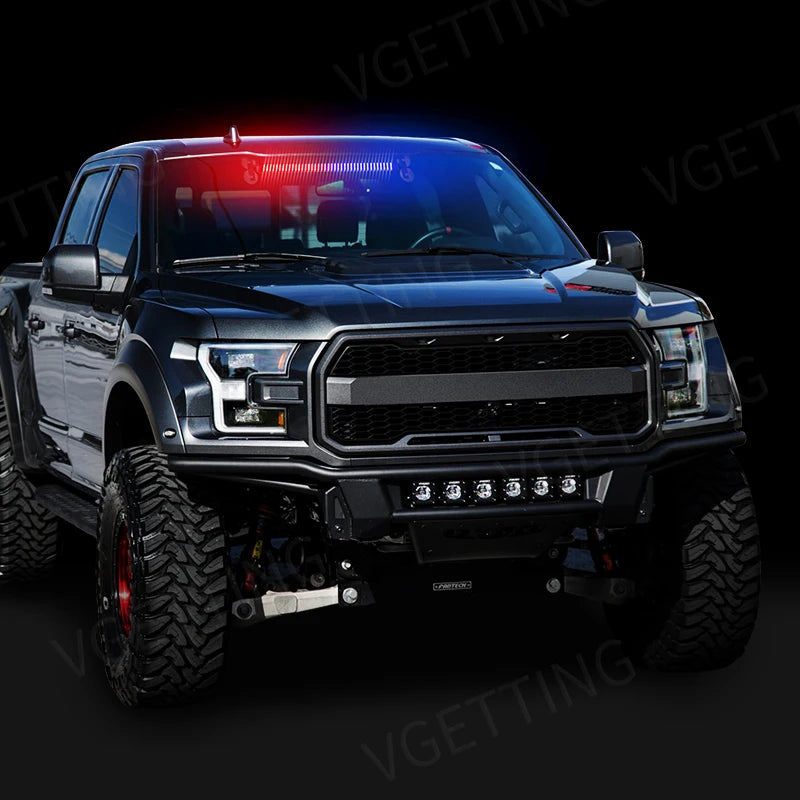 Safety Grill Warning Strobe Bright Windshield Bar Traffic Advisor