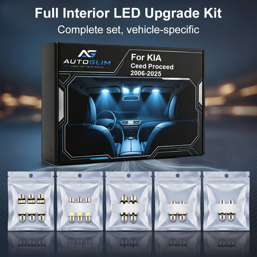2006-2025 Kia Ceed Proceed LED Interior Light Kit - Canbus Error Free