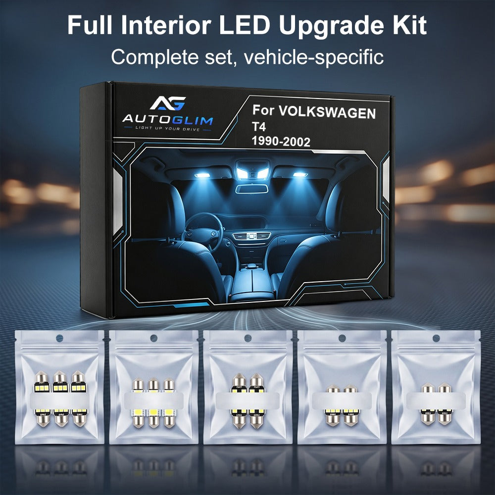 1990-2002 Volkswagen T4 LED Interior Light Kit (14-Piece) - Canbus Error Free