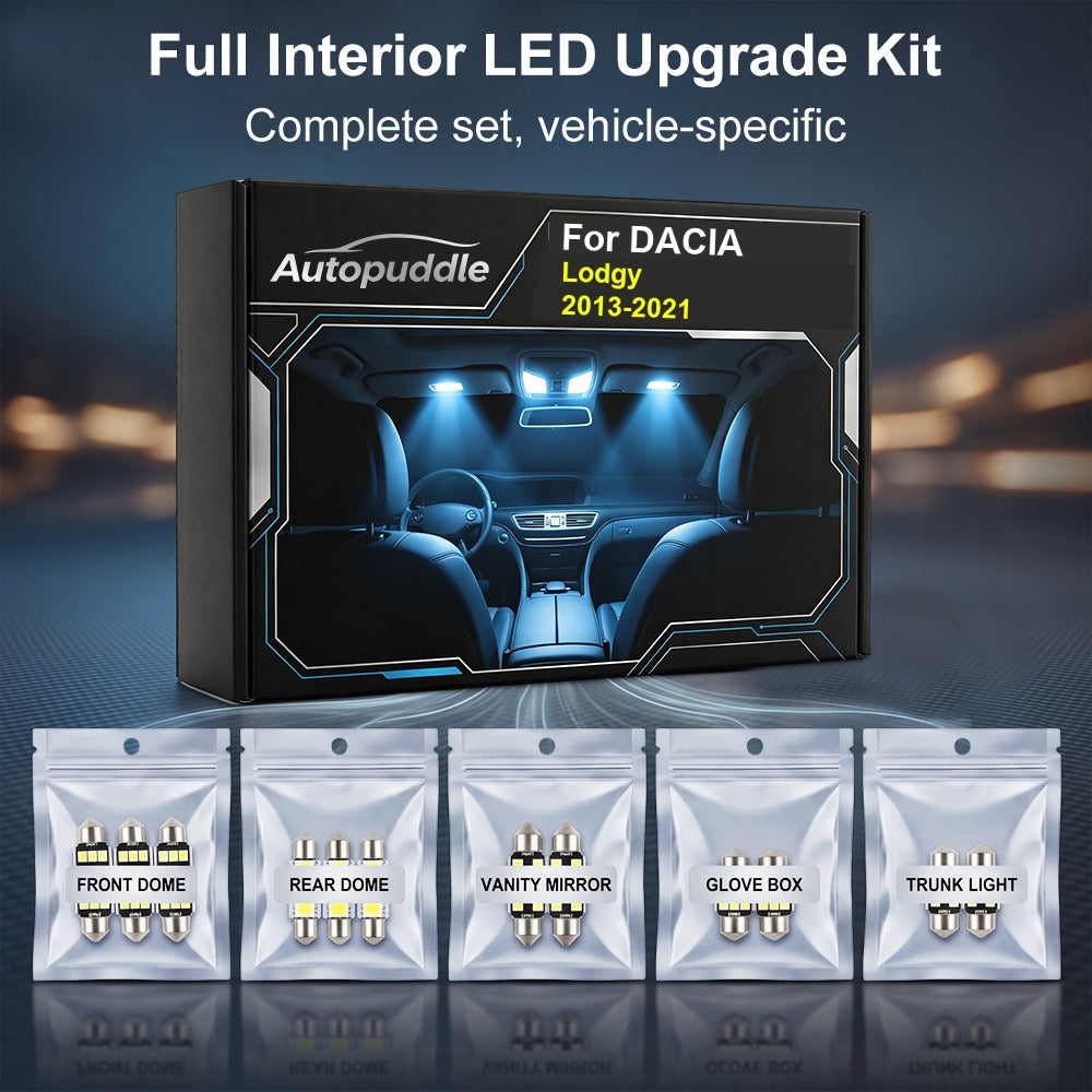 AutoGlim Dacia Spring LED Interior Light Kit (7 - product main image