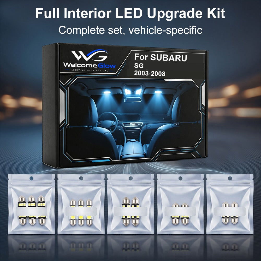 AutoGlim Subaru SG LED Interior Light Kit (9 - product main image
