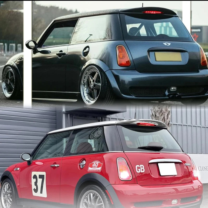For BMW MINI Cooper R50 R53 Red Brake Union Jack Logo Mount