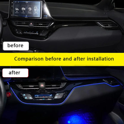 For Toyota Chr C-HR 2017-2021 Interior Dashboard Central Frame