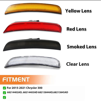 For Chrysler 300 Front Rear Bumper Side Fender Marker Parking