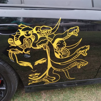 Medusa Design Vinyl Cut Sticker Body Door Hood Exterior