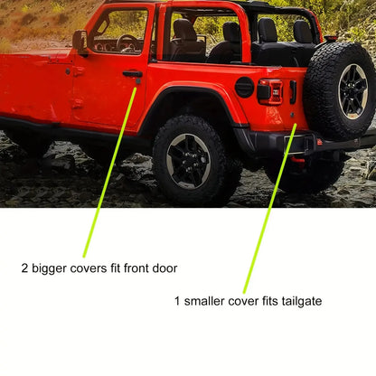For 2018-2025 Jeep Wrangler Jl & Magnetic Key Protector Keyhole