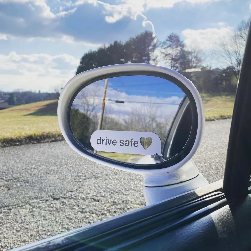 Drive Safe Decal Mirror Window Bumper Sticker Waterproof Decor