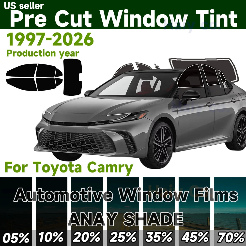 For Toyota Camry 1997-2026 Auto Sun Precut Window Tint Uv