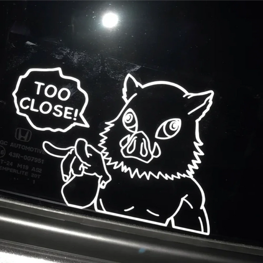 Rear Window Decals Bumper Stickers Exterior Waterproof Vinyl Pvc