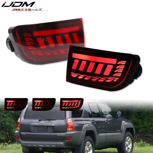 For Toyota 4Runner 2003-2005 Toyota Land 2PCS Set Rear Bumper