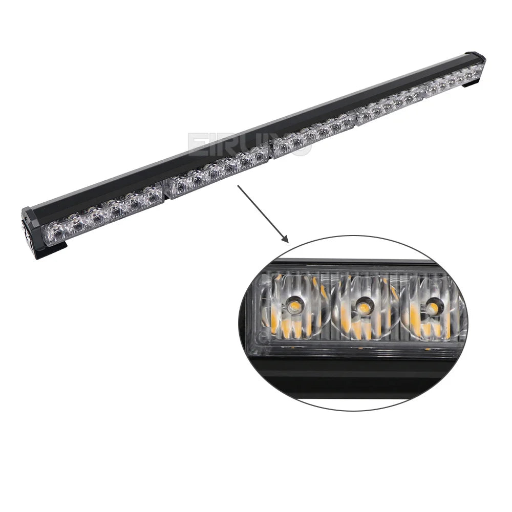 For Auto Emergency Warning Lamp LED 31CM 150CM Strobe Bar