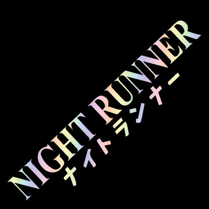Jdm Sticker Night Runner Not Fast Just Loud Low