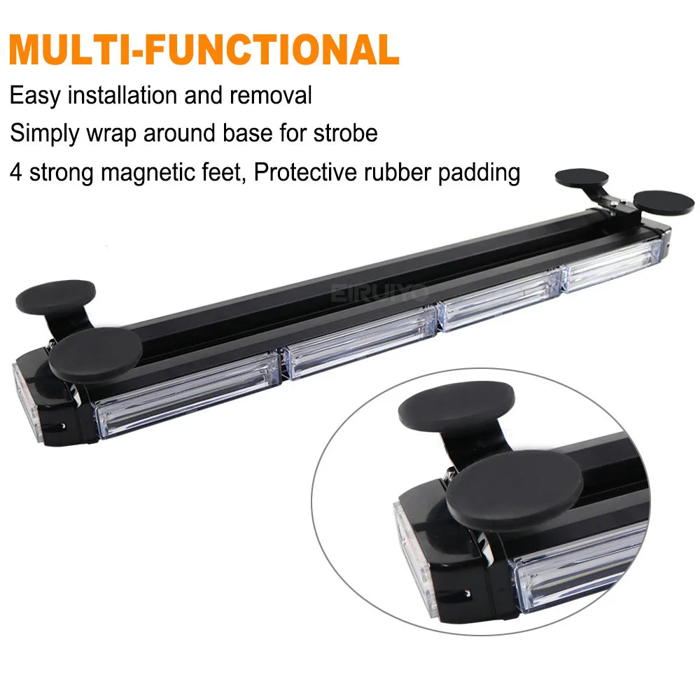 Cob Strobe Lightbar Roof Fireman Truck Warning Bar Emergency