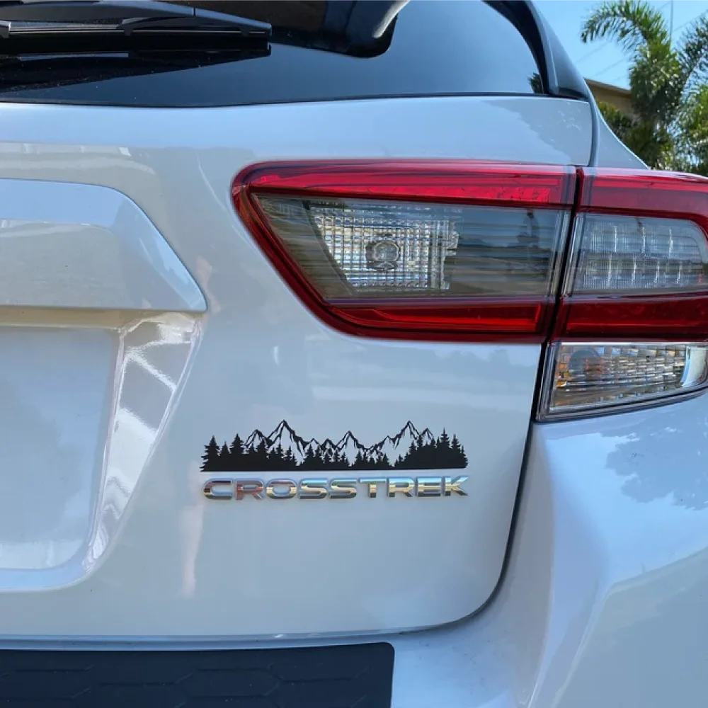 Trees Decal Mountain Decals Bumper Stickers Die Cut Vinyl