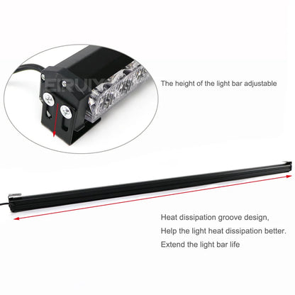 For Auto Emergency Warning Lamp LED 31CM 150CM Strobe Bar