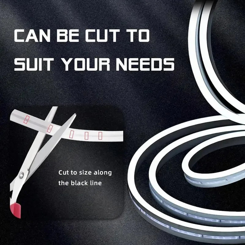Trunk Cargo Lighting Strip 12V 6000K Cool White Meter