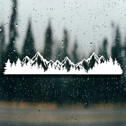 Trees Decal Mountain Decals Bumper Stickers Die Cut Vinyl
