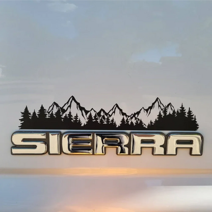 Trees Decal Mountain Decals Bumper Stickers Die Cut Vinyl