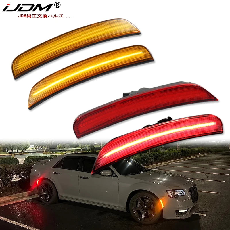 For Chrysler 300 Front Rear Bumper Side Fender Marker Parking