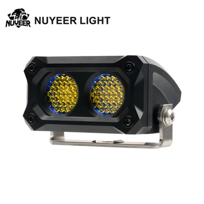 For Motorcycle Pickup 3inch 26W Spotlight White Yellow Flood