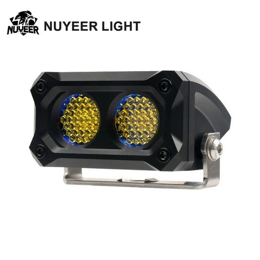 For Motorcycle Pickup 3inch 26W Spotlight White Yellow Flood