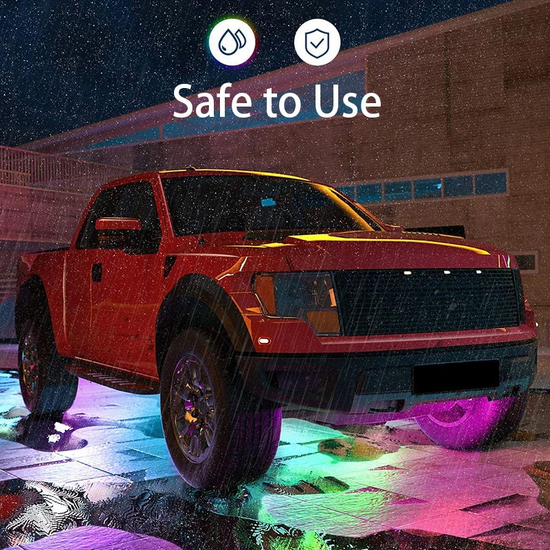 RGB Multicolor Flexible Flowing Underglow Underbody Waterproof