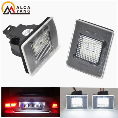 For Mercedes Benz A W176 Cla 2PCS License Plate C117 Cls W218 Gl