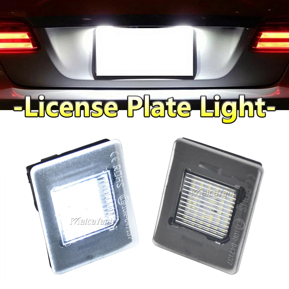 For Mercedes Benz W176 W156 R172 2PCS Canbus Error License Plate