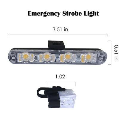 Grill Strobe Red Blue Emergency Remote Wireless Control Flash