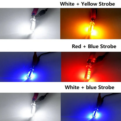 2X T10 W5W 5630 8SMD Strobe Flash 194 168