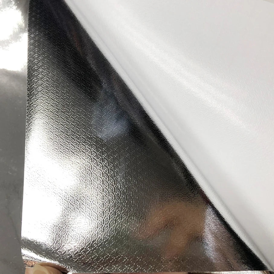 50CM 200 300 400 500CM Strechable Chrome Mirror Silver