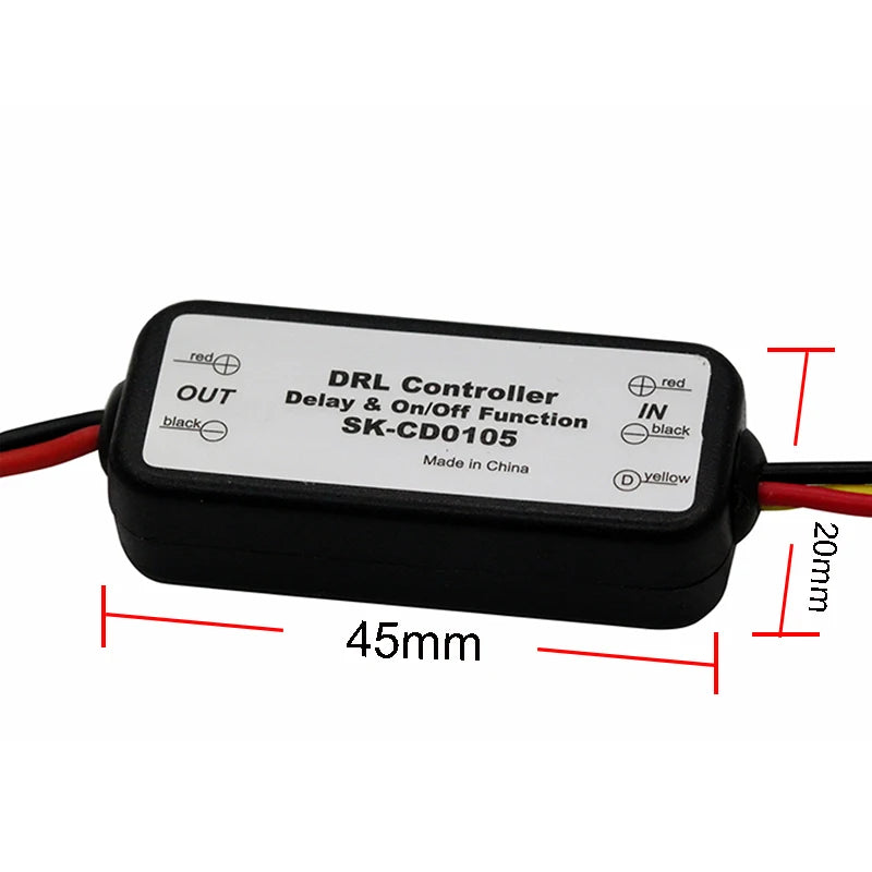 Drl Controller Daytime Running Relay Harness Dimmer On Off